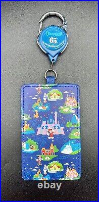 Disney Parks Disneyland 65th Anniversary Mini Backpack, Sipper, Lanyard, Ears