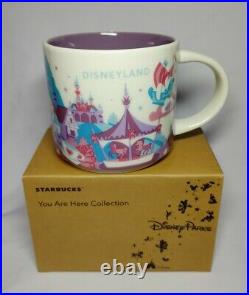 Disney Parks Disneyland Fantasyland YAH You Are Here Starbucks Mug Version 2