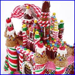 Disney Parks Disneyland Gingerbread Castle Christmas Holiday Ornament RARE NWT