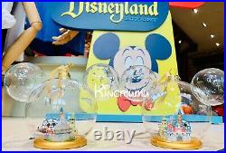 Disney Parks Disneyland Mickey Glass Sleeping Beauty Castle Fun Wheel Ornament