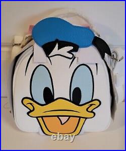 Disney Parks Donald Duck Daisy Duck Loungefly REVERSIBLE Mini Backpack NWT
