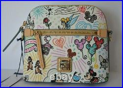 Disney Parks Dooney And Bourke Sketch Crossbody Bag Purse New In Hand NWT