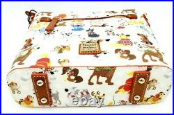 Disney Parks Dooney & Bourke Holiday Santa Tails Dogs Crossbody Purse Bag New