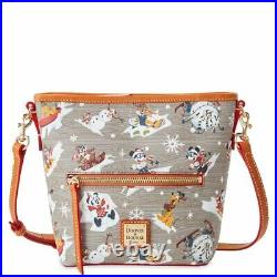Disney Parks Dooney & Bourke MICKEY MOUSE AND FRIENDS HOLIDAY CROSSBODY New