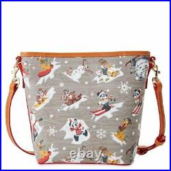 Disney Parks Dooney & Bourke MICKEY MOUSE AND FRIENDS HOLIDAY CROSSBODY New