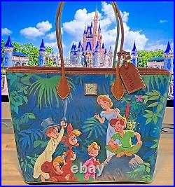 Disney Parks Dooney & Bourke Peter Pan Tote Purse Bag New 2022 EXACT A