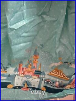 Disney Parks Dress Shop Aqua Blue Disneyland Attractions XL NWT