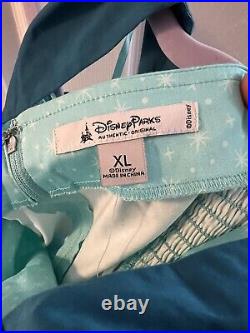 Disney Parks Dress Shop Aqua Blue Disneyland Attractions XL NWT