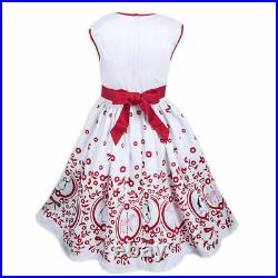 Disney Parks Dress Shop Mary Poppins White Costume Dress Size Youth S Small