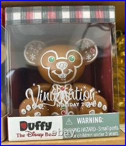 Disney Parks Duffy Bear Vinylmation Complete Set WithClear Chaser (Released 2014)