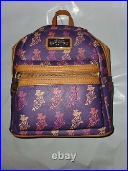 Disney Parks Epcot 35th Anniversary Figment Loungefly Backpack Bag