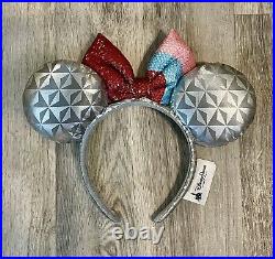 Disney Parks Epcot Bubblegum Wall Spaceship Earth Minnie Mouse Mickey Ears RARE