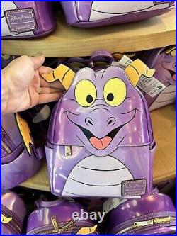 Disney Parks Epcot Figment Loungefly Mini Backpack NWT 2023