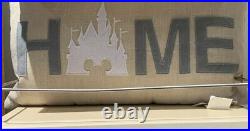 Disney Parks Exclusive 27 HOME Pillow Sleeping Beauty Castle New With Tag