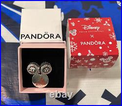 Disney Parks Exclusive Christmas Happy Holidays 3 Pc Set Pandora Charm Cute