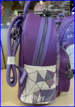 Disney Parks Exclusive Magic Kingdom Purple Wall Loungefly Mini Backpack NEW