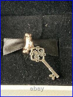 Disney Parks Exclusive Pandora Cinderella Castle Mickey Key Charm Authentic