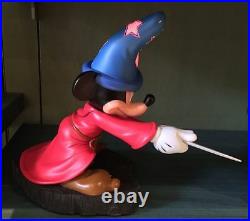 Disney Parks Exclusive Sorcerer Apprentice Mickey Mouse Light-Up Figure NEW