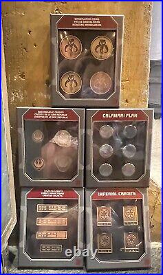 Disney Parks Galaxys Edge Exclusive Star Wars Currency Sets Bundle of 5