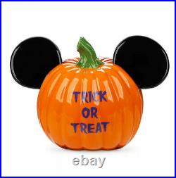 Disney Parks Halloween 2020 Mickey Pumpkin Ears Candy Bowl Illuminary FREE SHIP
