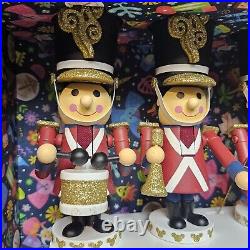 Disney Parks Holiday It's a Small World Musical Nutcrackers New with Box