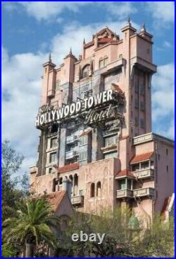 Disney Parks Hollywood Tower Hotel LOUNGEFLY Mini Backpack Mikey & Friends NWT