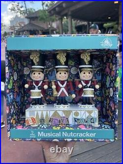 Disney Parks It's A Small World Musical Nutcracker Animated Christmas Figure NIB