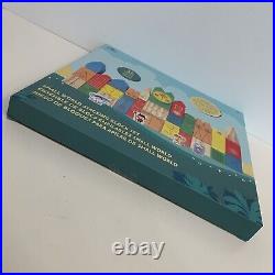 Disney Parks It's A Small World Stacking Wooden Block Set of 32 BRAND NEW SEALED