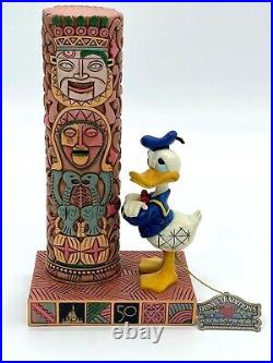 Disney Parks Jim Shore WDW 50th Anniversary Donald Duck Enchanted Tiki Room NIB