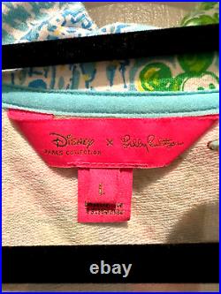 Disney Parks Lilly Pulitzer Mickey Minnie Mouse Skipper Popover Large L Top NWT