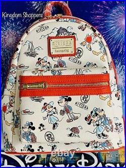 Disney Parks Loungefly Disney Riviera Resort & Spa Mini Backpack New Actual