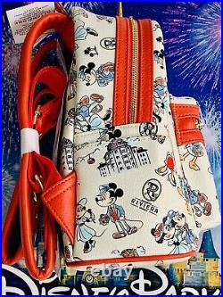 Disney Parks Loungefly Disney Riviera Resort & Spa Mini Backpack New Actual