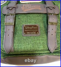 Disney Parks Loungefly Fort Wilderness Camping Canvas Backpack-NEW with Tags