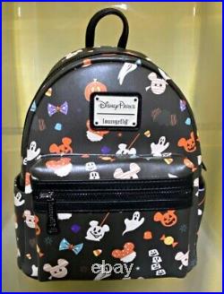 Disney Parks Loungefly HALLOWEEN 2020 Snacks Mini Backpack Bag NEW