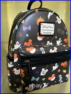 Disney Parks Loungefly HALLOWEEN 2020 Snacks Mini Backpack Bag NEW