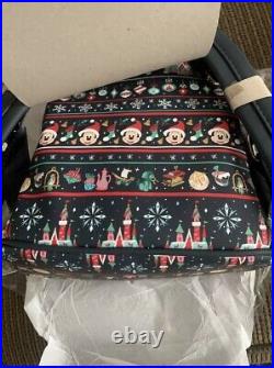Disney Parks Loungefly Holiday Ugly Sweater Christmas Backpack Santa Mickey NWT