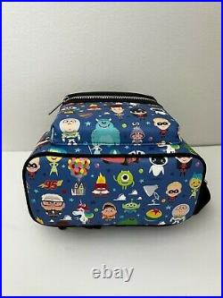 Disney Parks Loungefly World of Pixar Blue Mini Backpack NWT Toy Story Up Wall-E