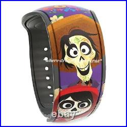 Disney Parks Magic Band 2 Pixar Coco Miguel Hector and Ernesto MagicBand (NEW)