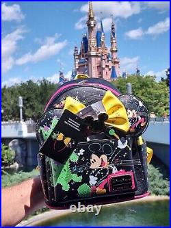 Disney Parks Main Street Electrical Parade Loungefly Backpack & Ears NWT