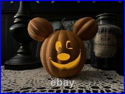Disney Parks Main Street Mickey Halloween Pumpkin (Dual-sided)