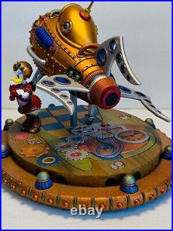 Disney Parks Mechanical Kingdom Rocket Daisy Plane Steampunk Figurine New