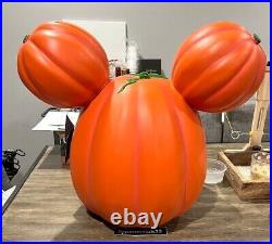 Disney Parks Mickey Mouse Light Up Jack o' Lantern Halloween? Pumpkin NEW 2022
