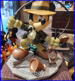 Disney Parks Mickey Mouse as Indiana Jones Figure INCLUDES GOLDEN MM