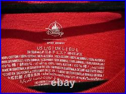 Disney Parks Mickey Very Merry Christmas Party Spirit Jersey L 2023 NWT MVMCP