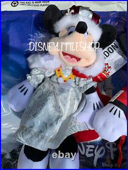 Disney Parks Minnie Queen & Mickey 15 Plush UK Pavilion London World Showcase