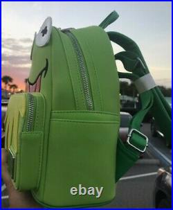 Disney Parks Muppets Kermit The Frog Mini Loungefly Backpack NWT