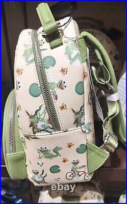 Disney Parks Muppets Kermit The Frog Mini Loungefly Backpack NWT