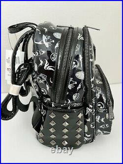 Disney Parks Nightmare Before Christmas Holographic Loungefly Mini Backpack NWT