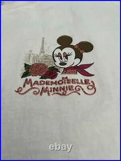 Disney Parks Oh La La Mademoiselle Minnie Spirit Jersey Adult Size 2XL Epcot NWT