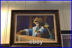 Disney Parks P. J. Robin Hood LE Canvas Giclee Rob Kaz NEW Prince John Sir Hiss